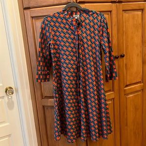 Zuri Dress  made in Kenya and patchwork tote. NWOT